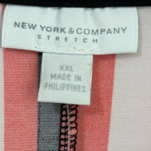 NWT New York & Company Multicolor Sheer Wrap Maxi Dress - Picture 4 of 13